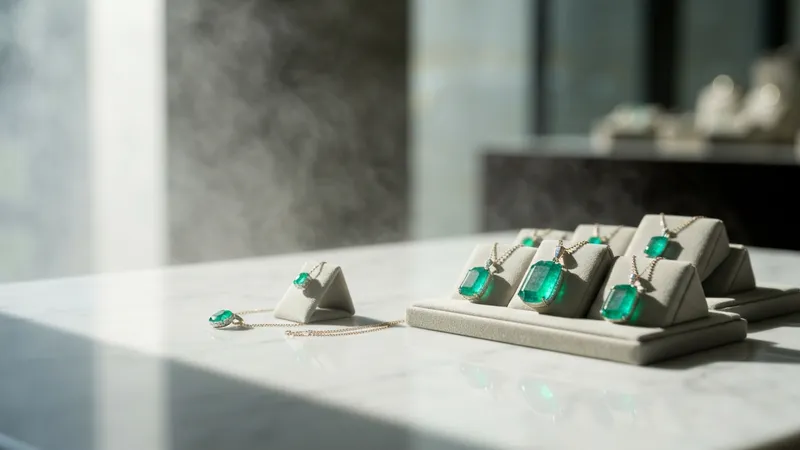 Achat et vente de pendentifs émeraude