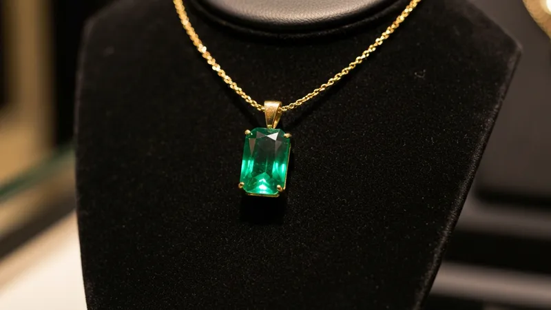 Critères de choix d'un pendentif en émeraude